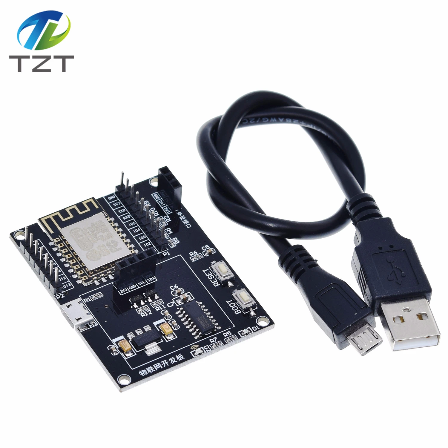 ESP8266 IoT макетная плата+ DHT11 Температура и влажность+ 0,96 oled-дисплей SDK Программирование Wifi модуль маленькая системная плата