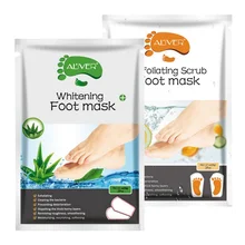 Алоэ Отшелушивание ног носки с масками детские мягкие ноги удаляют отшелушивающие мертвой кожи Твердые мертвой кожи Уход за ногами