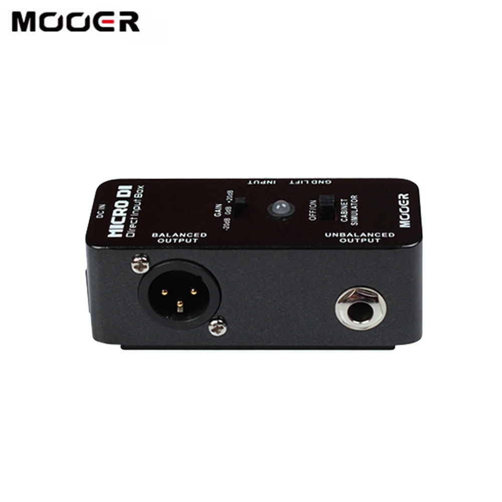 MOOER MICRO DI кабинет симулятор гитарная педаль коробка гитарный эффект