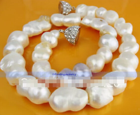 1008+++Genuine HUGE 18-24mm Natural Baroque Pearl Necklace 17&quot | Украшения и аксессуары