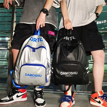 

Schoolbags for men and women Korean version of Harajuku Super Fire Tide Cool Backpack Middle School Students Joker Backpack