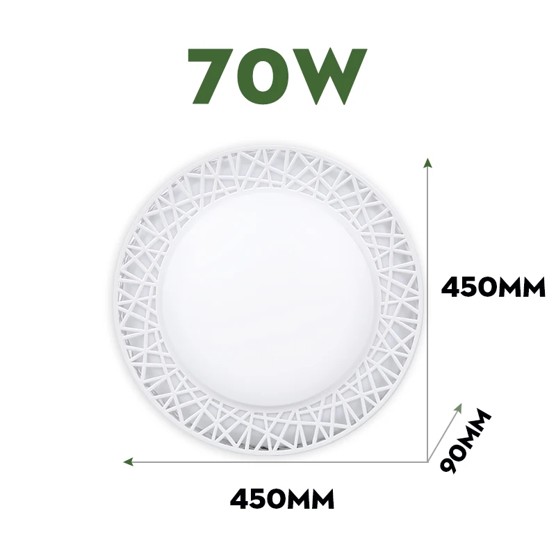 Потолочный светильник s светодиодный потолочный светильник 220 в 16 Вт 30 Вт 50 Вт 70 Вт сменный светодиодный светильник ing холодный белый теплый белый для дома кухонный светильник ing - Цвет корпуса: 70w