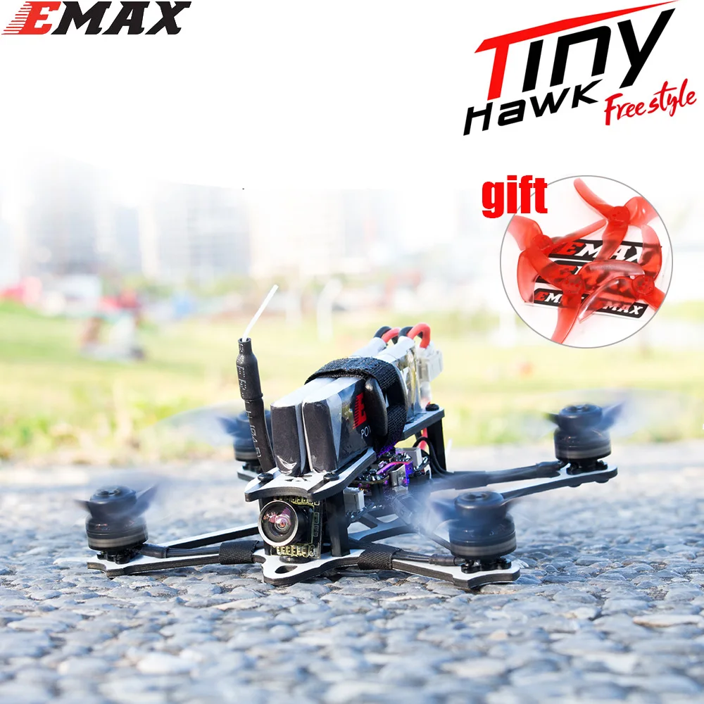 $104.99 EMAX Tinyhawk Freestyle 115mm 25inch F4 5A ESC FPV Racing RC Drone BNF Version Frsky Compatible FP