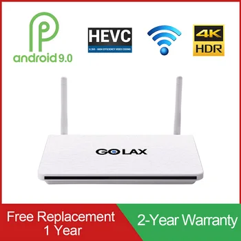 

Golax Q4 Smart Android TV Box S905W Quad Core 1GB RAm 8GB Rom Android 9.0 Set Top Box 4K H.265 Media Player HD 2.0 TV Box