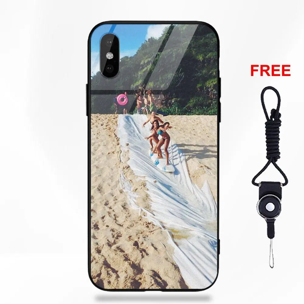 Omdnwd Surf Wave Sea Natural Sunshine стильный для Apple iPhone 5 5C 5S SE 6 6S 7 8 Plus X XS Max XR - Цвет: as picture
