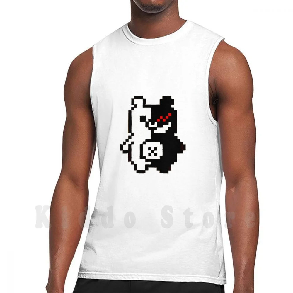 

Майка Monokuma Pixel Sprite, жилет без рукавов, Monokuma Danganronpa Monokuma