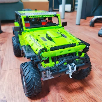 

New IN STOCK Jeeps Motor RC Scale 1:8 Wrangler Rubicon Compatible Technic Building lepinbricks Blocks Bricks model Toys gifts