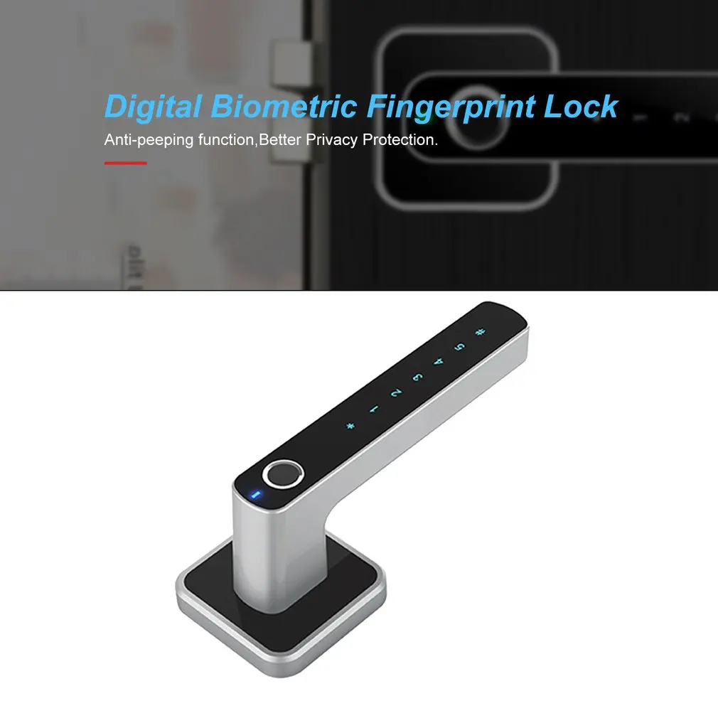  E31 Digital Intelligent Biometric Fingerprint Lock Keyless Smart Door Lock Fingerprint+Password Unl - 4000432740557