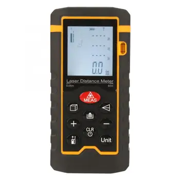 

HT-60 0.05-60m Handheld Range Finder Distance Meter Laser Distance Detector with LCD Display Laser Range Meter