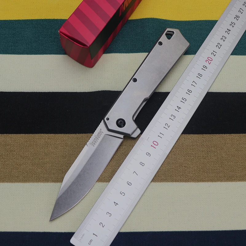 

OEM Kershaw1361 folding knife 8Cr13Mov blade steel handle camping hunting garden portable EDC tool