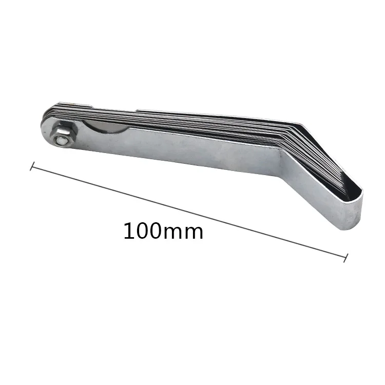 ELEG-Feeler датчик метрический 0,127-0,508 мм 0,005-0,020 дюймов клапан смещение щупа датчик высокая прочность 16 лезвий Простота в использовании Прочный