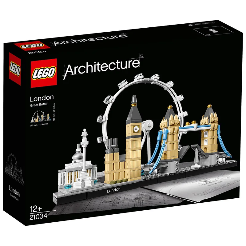 Lego LEGO Architecture Series 21034 London Plastic Building Block Toys