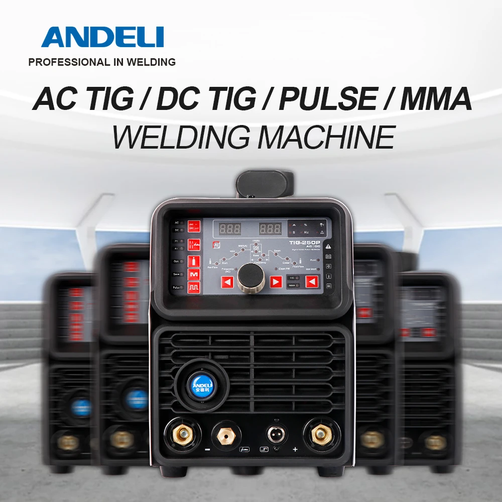 ANDELI TIG-250P Tig Welder Inverter Digital AC/DC Pulse TIG with MMA Aluminum Welding Machine | Инструменты