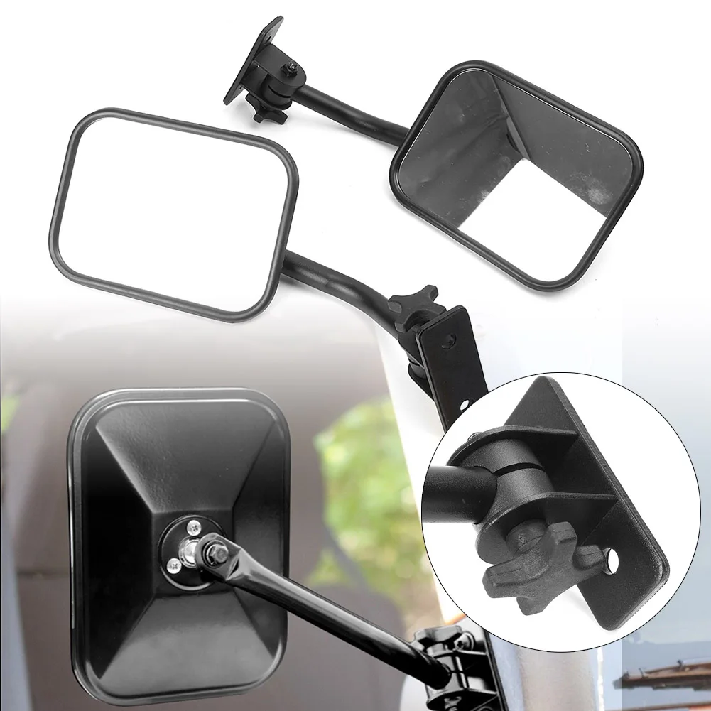 For Jeep Wrangler Jk Rear View Mirrors Side Mirror Left Right 2007 2008 2009  2010 2011 2012 2013 2014 2015 2016 2017 2pcs - Mirror & Covers - AliExpress
