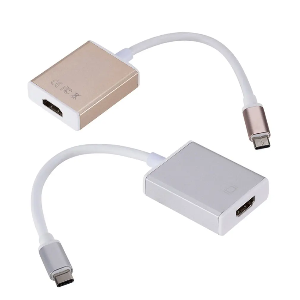Тип C USB 3,1 мужчина к HDMI 1080P HDTV Женский адаптер кабель для Macbook аксессуар для ноутбука в мультимедиа
