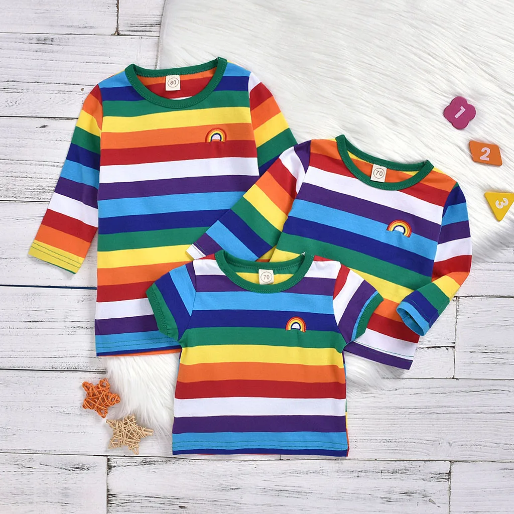 Rainbow Baby Kids T Shirt Colourful 