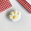 White Yellow Cat Paw
