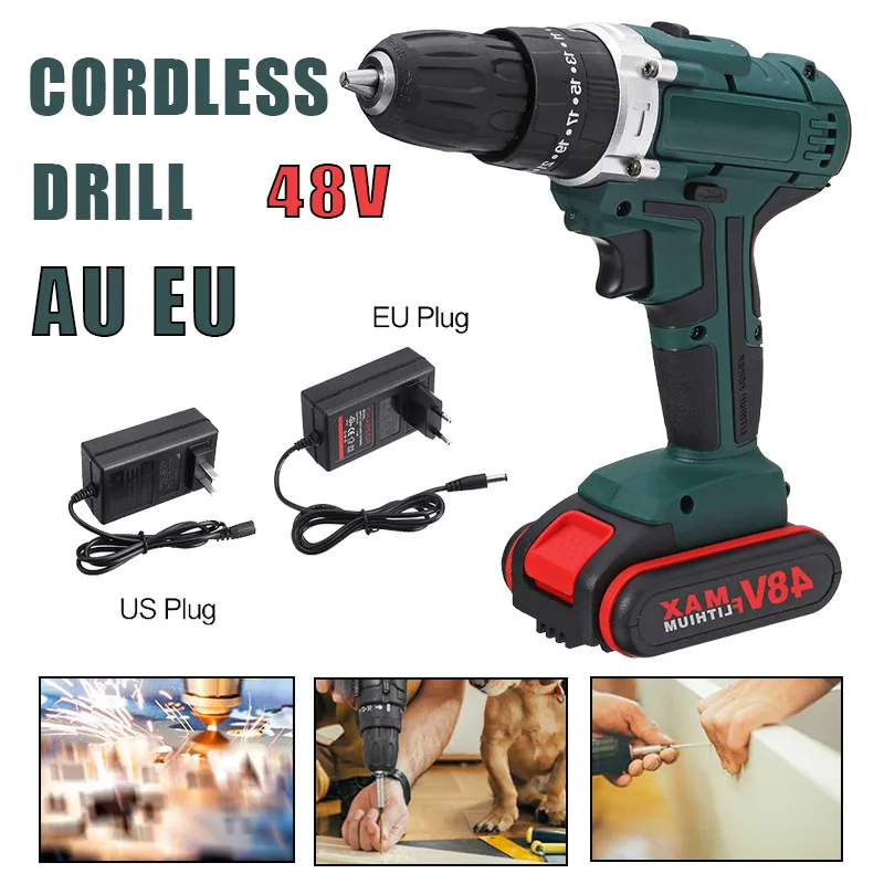128Pcs 130W Electric Mini Drill Set 6 Gear