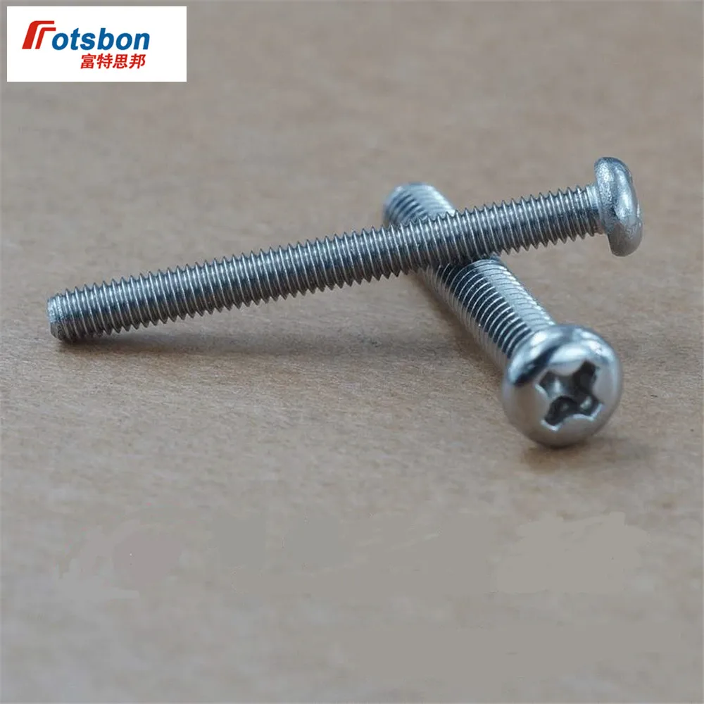 

M1.2/M1.4 Pan Head Screw Flat Screws Cross Recessed Raised Counter PM Phillip Plaine Micro Puntas Small Vis Vida DIN7985 ISO7045