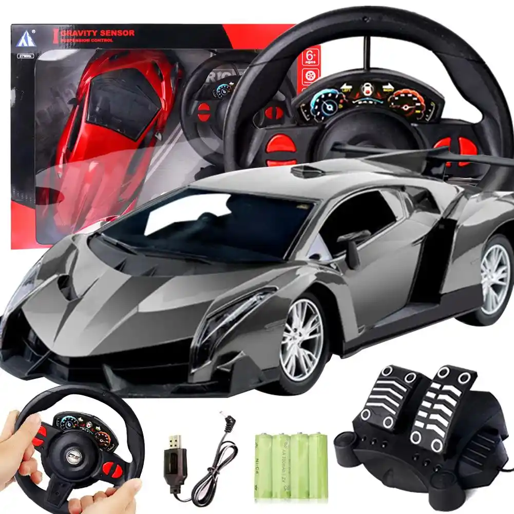 lamborghini remote control car with steering wheel
