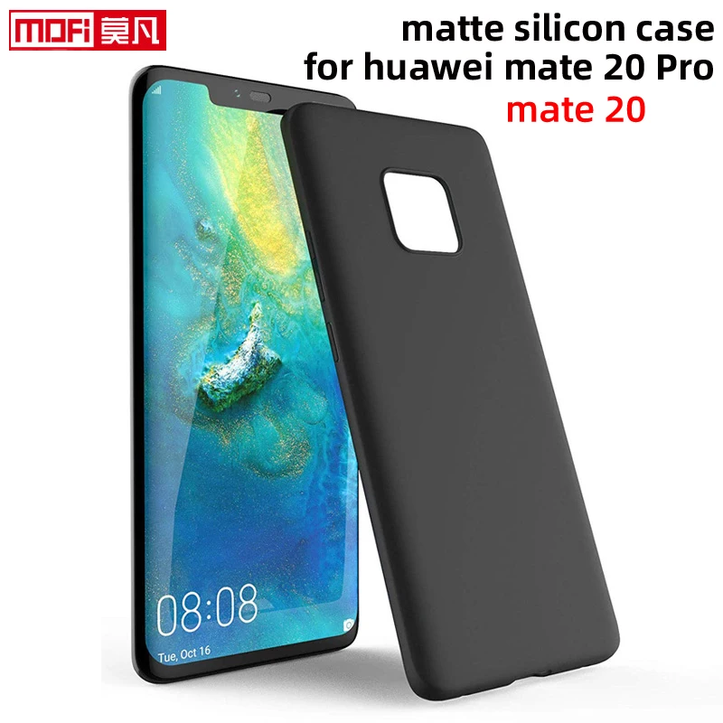 matte case for huawei mate 20pro case mate 20 pro cover ultra thin silicon original black back fundas protective Mate 20Pro Case
