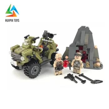 

347Pcs XINGBAO Building Blocks XB-06010 Across The Battlefield：Oprah Sand Car Model Children Toys Bricks 4Px To DE