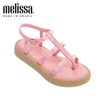 

2020 New Melissa Flox Roman sandals Women Jelly Shoes Fashion Adulto Sandals Women Sandalias Melissa Female Shoes Jelly Shoe