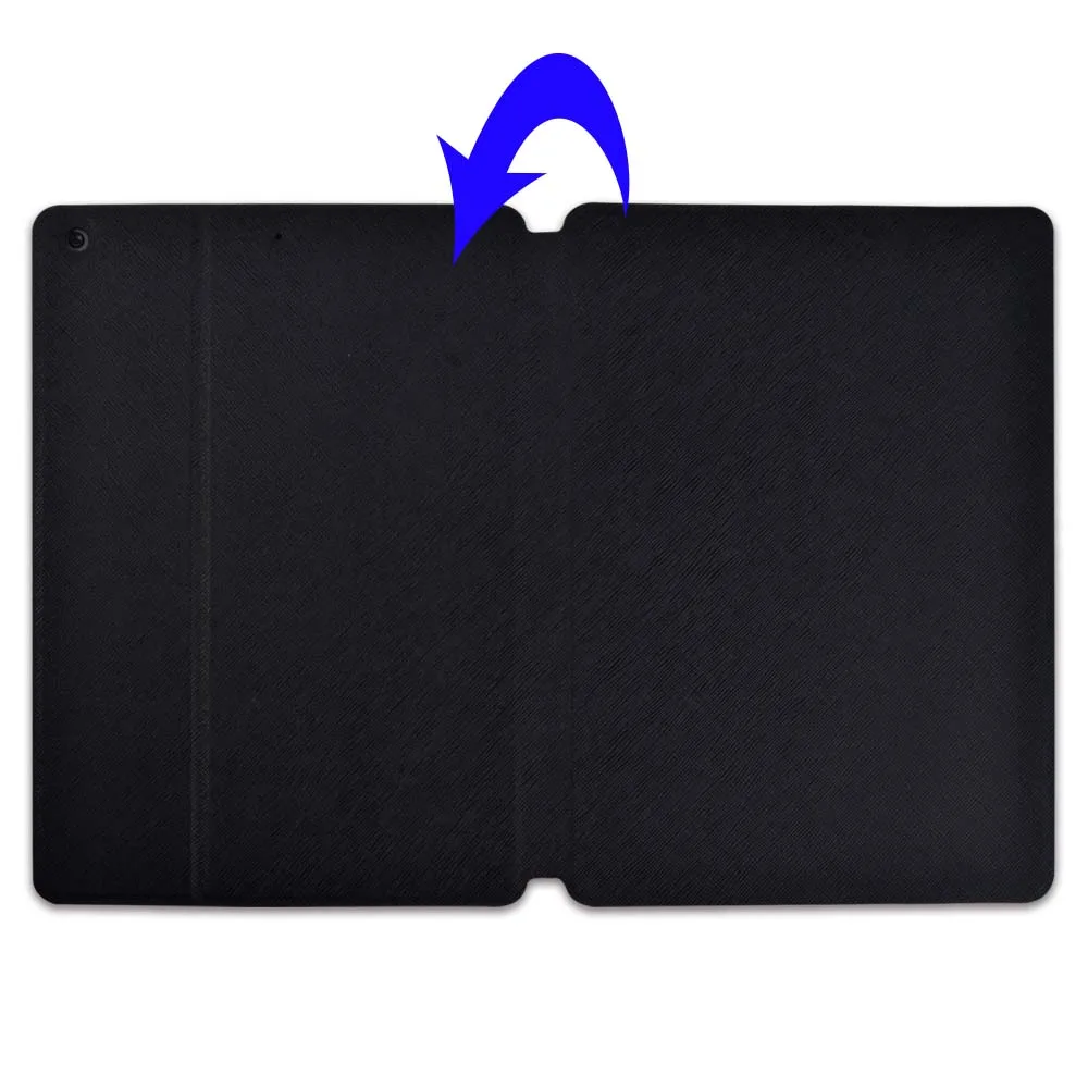 Capa de couro com suporte, capa para