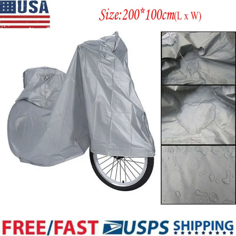 new Hot Waterproof Bike Bicycle Cycling Rain Cover Dust Garage Outdoor Scooter Protector Covers