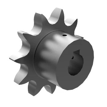 

10B 11T Teeth Single Row Steel Material 30mm B Style Metric 25mm Finished Bore Sprocket Hub with Hardened Teeth