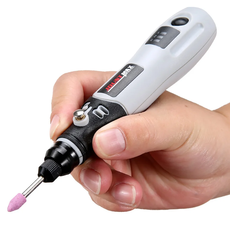 Electric Drill Grinder Engraver Pen Grinder Mini Drill Electric Rotary Tool  Rechargeable Grinding Machine Accessories Metal Engraver Pen Rechargeable  For All Materials For Metal Engraving 