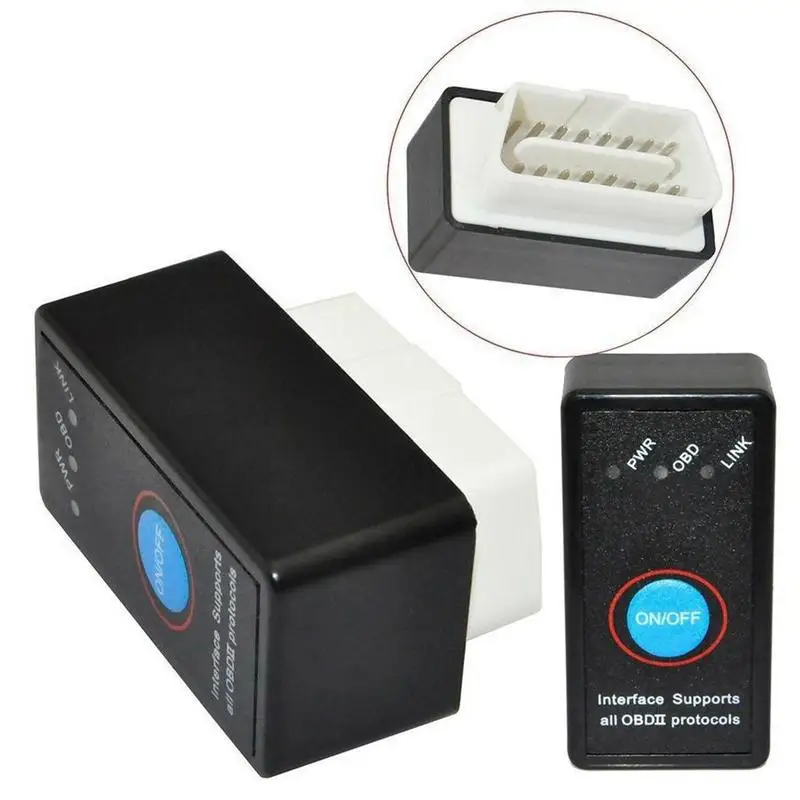 Супер Мини elm327 Bluetooth OBD2 V1.5 Elm 327 в 1,5 Авто OBD диагностический Elm-327 2 сканера инструмент адаптер АВТО OBDII диагностика-z8d8