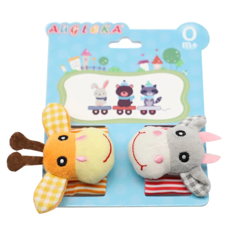 1 шт., зеленая лошадка, детские погремушки, игрушки, садовый жук, погремушка на запястье и носочки для ног, милые Мультяшные носки для малышей, погремушки, игрушки