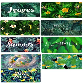 

XL Large Mouse Pad 80x30cm Summer Leaves Desk Mat Gaming Mousepad Keyboard Computer PC Game Gaming Mouse Pad