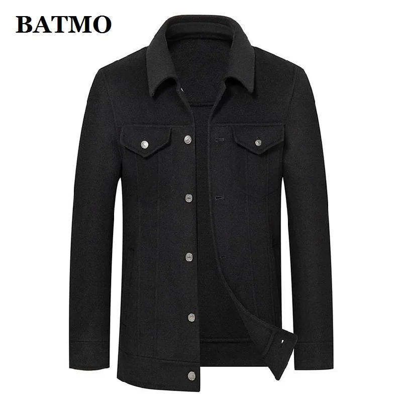 

BATMO 2019 new arrival autumn high quality wool jackets men,men's casual wool jackets GSMN3006