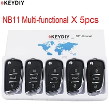 5 pçs x multi-funcional chave remota universal para kd900 + urg200 KD-X2 nb-series keydiy nb11 nb08 nb10 nb18 nb25 nb26 nb28 nb29 kd