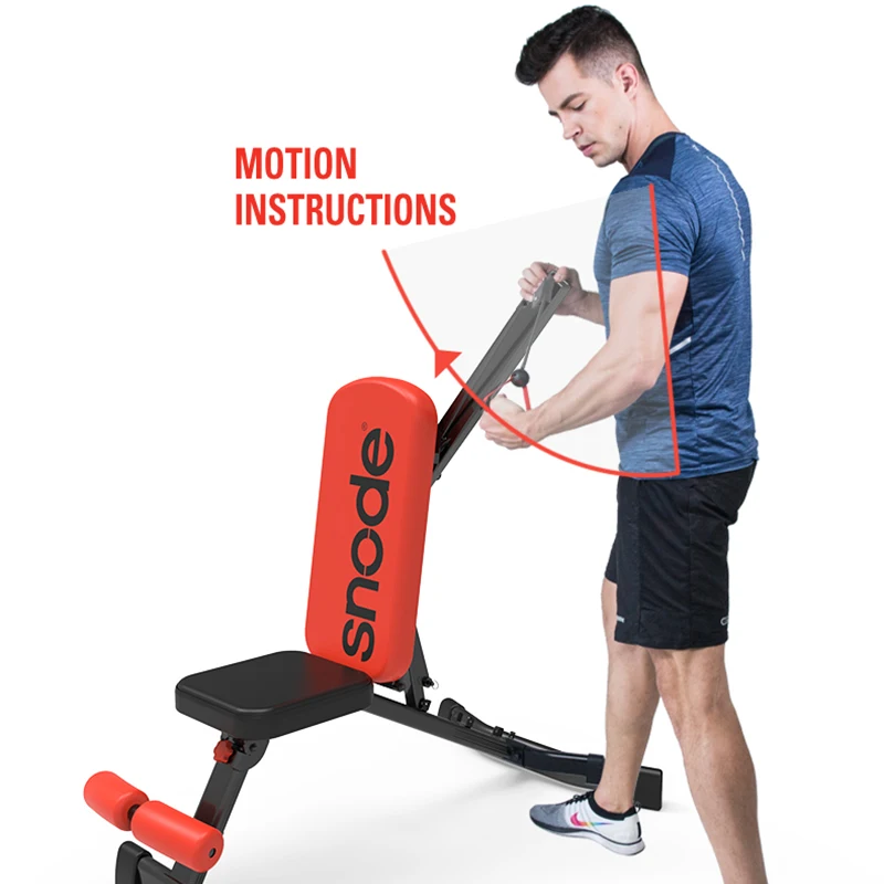 Dumbbell bench folding professional bird bench press fitness chair home multifunctional supine board abdominal muscle trainer