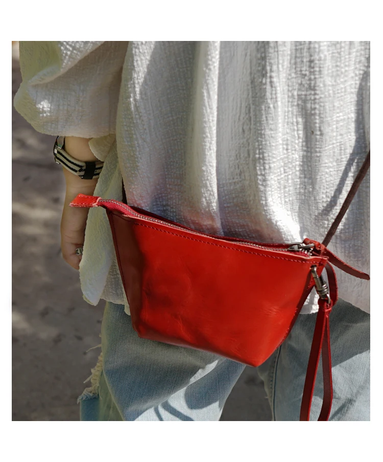 Натуральная коровья кожа Маленькая женская дизайнерская сумка через плечо ретро сумка через плечо женская качественная простая сумка дамская сумочка