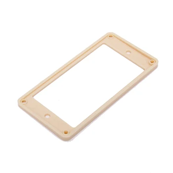 

Humbucker Guitar Pickup Ring Set Cream Plastic Mounting W/ 2 Screws&2 Spring