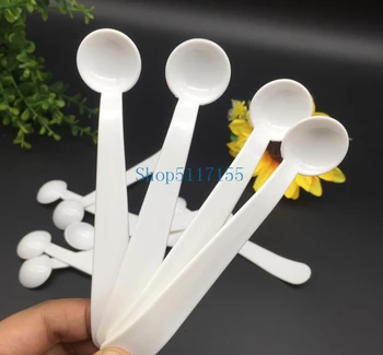 

1000pcs 2g Measuring Spoons Professional White Plastic Scoops for Food/Milk/Washing Powder/Measuring Spoons