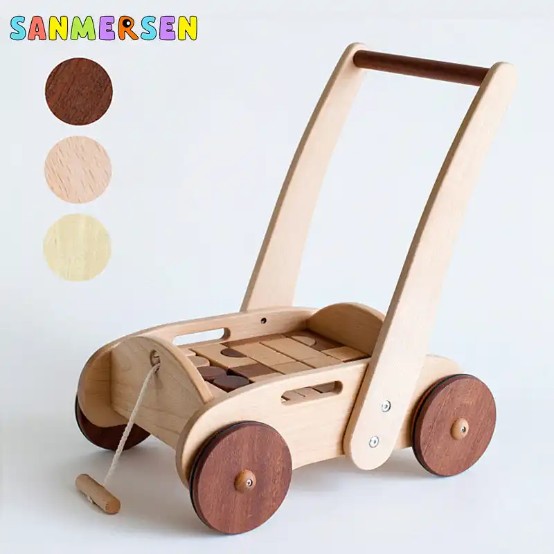 baby push cart wood