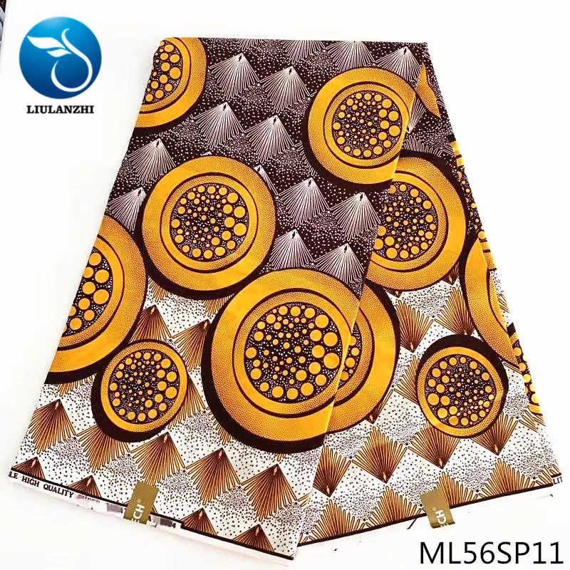 

LIULANZHI African wax fabrics 2020 Fashion style ankara real wax fabric cotton batik fabric for dress ML56SP01-ML56SP11