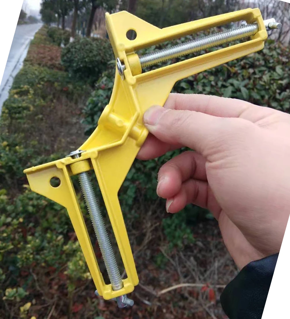 Утолщенный 1 шт. прочный зажим под прямым углом 90 ° DIY Угловые зажимы