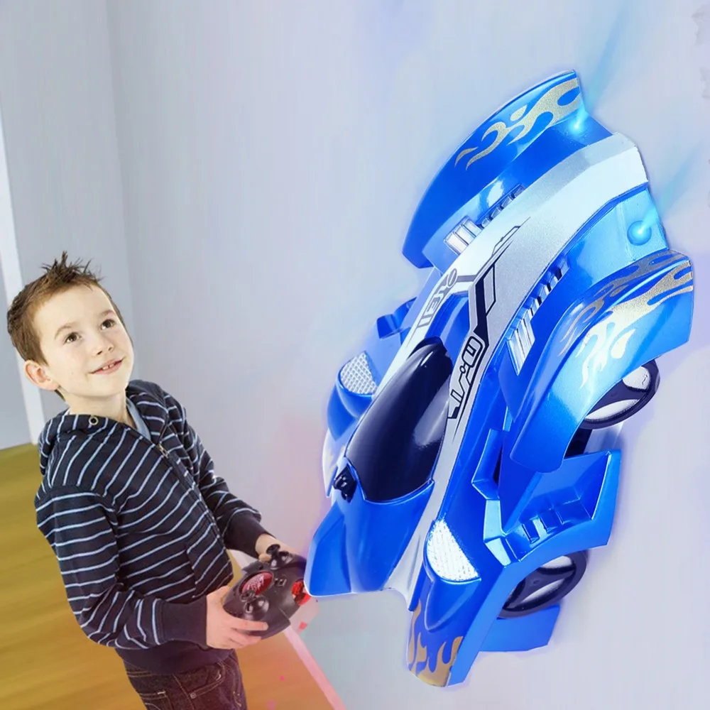 

Mini Wall Climbing RC Car With LED Lights Remote Control 360 Degree Rotation Gravity Induction Racing Car Gift Toys for children