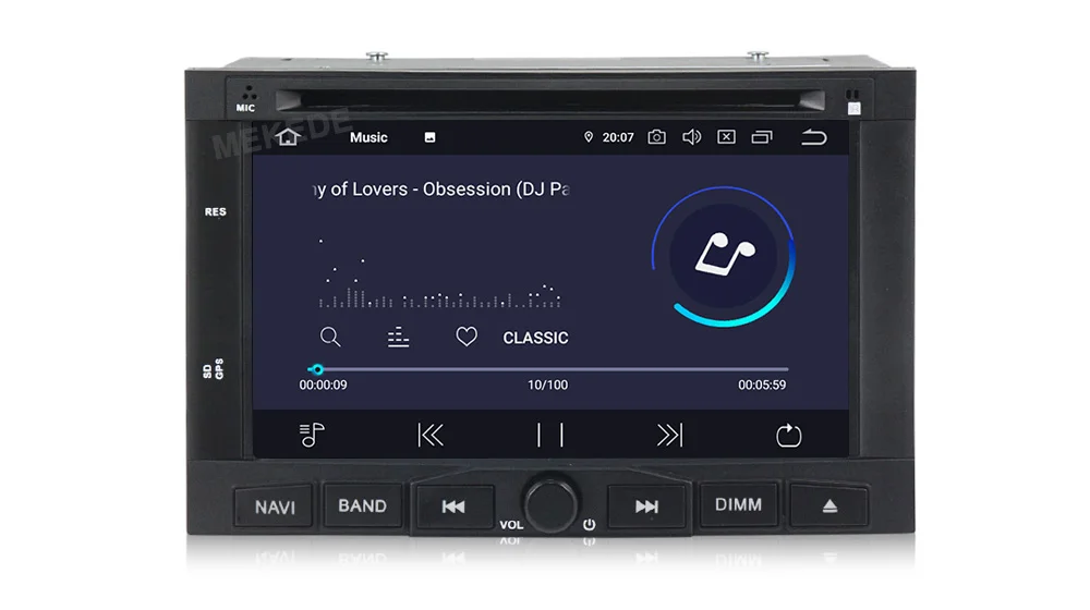 Best MEKEDE PX5 4+64G  android 9.0 car dvd gps navigation player For Peugeot 3005 3008 5008 car radio Multimedia stereo 8 core 15