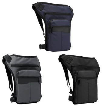 

Motorcycle Hip Belt Waist Fanny Pack Riding Travel Shoulder Messenger Cross Body Bags Oxford Cloth Men Thigh Drop Leg Bag