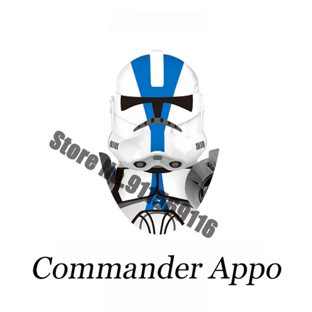 501st Clone Trooper Building Blocks Republic Commando Force 99 Hunter Crosshair Wrecker Echo Cody Rex Star Brick Figure Wars Toy D-X632