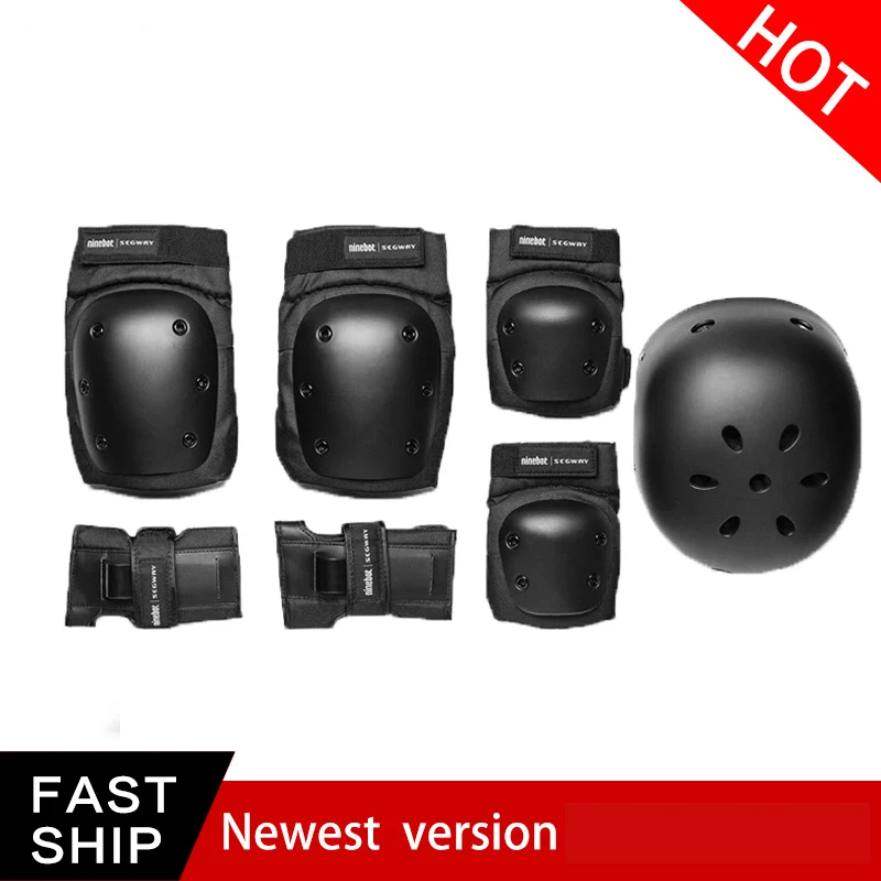 

Ninebot Electric Scooter Helmet Elbow Knee Wrist Protection Kit Longboard Protection Kit for Child and Adult
