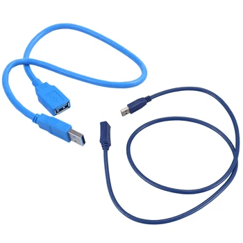 

1Pcs 50Cm USB 3.0 a Male To Female Extension Data Sync Transfer Cable Data Cable Blue & 1Pcs 3Ft 1M USB 3.0 a Male Plug To Femal