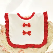 Christmas Cotton Baby Bibs Cute Bow Saliva Towel Infant Boy Burp Cloths Toddler Feeding Baby Girl Bibs Baby Things